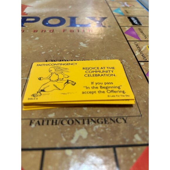 Bibleopoly Board Game Complete Lat For The Sky A Biblical Game of Fun and Faith - Picture 11 of 12